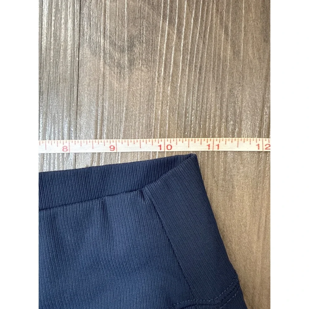 Athleta Venice Joggers Women XXS Navy Blue Ribbed High Rise Active Pants
